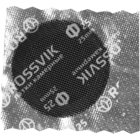 Заплата  камерная Ф-25  ROSSVIK 25 мм  уп 200 шт  