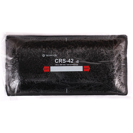 Термопластырь металлокордовый для ЦМК шин CRS-42d  ROSSVIK 130х260 мм  уп 10 шт  