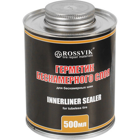 Герметик бескамерного слоя 500 гр/500 мл ROSSVIK (банка с кистью) 