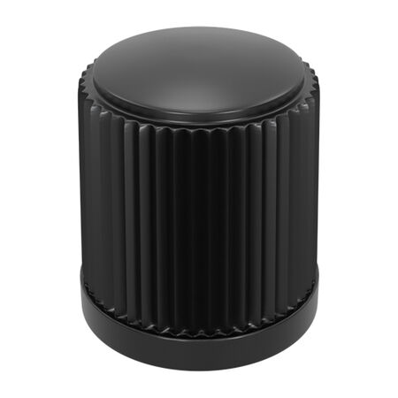 Колпачок для вентиля пластиковый черный 08-1001/VHCAPS  уп 100 шт 