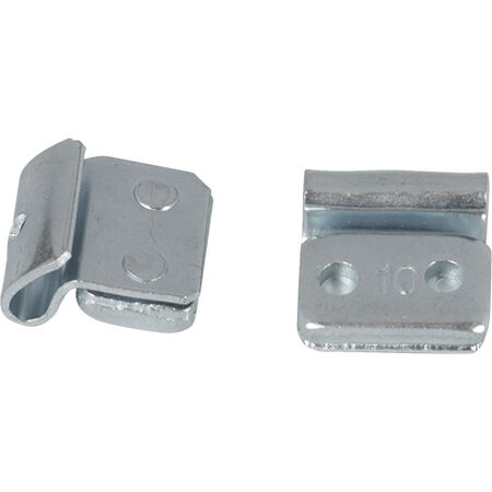 Грузик набивной на штамп. диск Сталь RK Rubber  10гр уп 100шт  