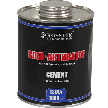 Клей -активатор 1000 мл ROSSVIK (банка с кистью) 