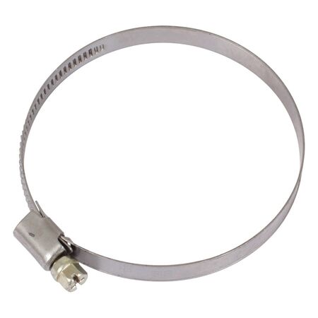 Хомут обжимной нержавеющая сталь, 60-80мм FIT 64287 