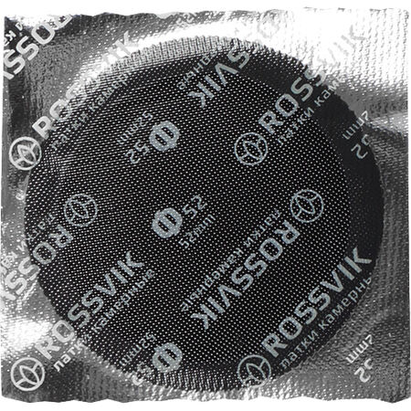 Заплата  камерная Ф-52  ROSSVIK 52 мм  уп 100 шт  