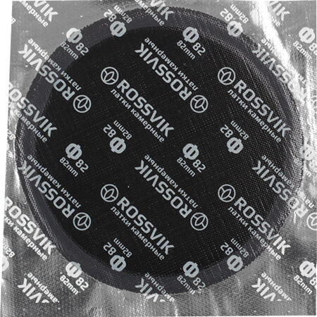 Заплата  камерная Ф-82  ROSSVIK 82 мм  уп 50 шт  