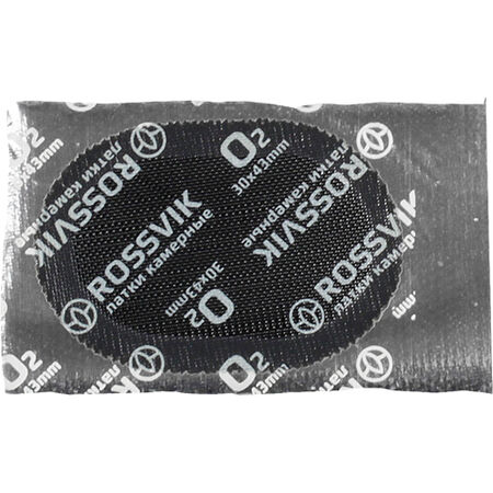 Заплата  камерная О-2  ROSSVIK 30х43 мм  уп 200 шт  