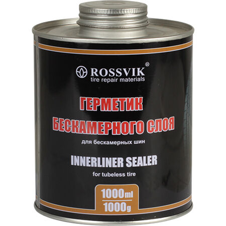 Герметик бескамерного слоя 1000 гр/1000 мл ROSSVIK (банка с кистью) 