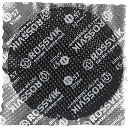 Заплата  камерная Ф-57  ROSSVIK 57 мм  уп 100 шт  